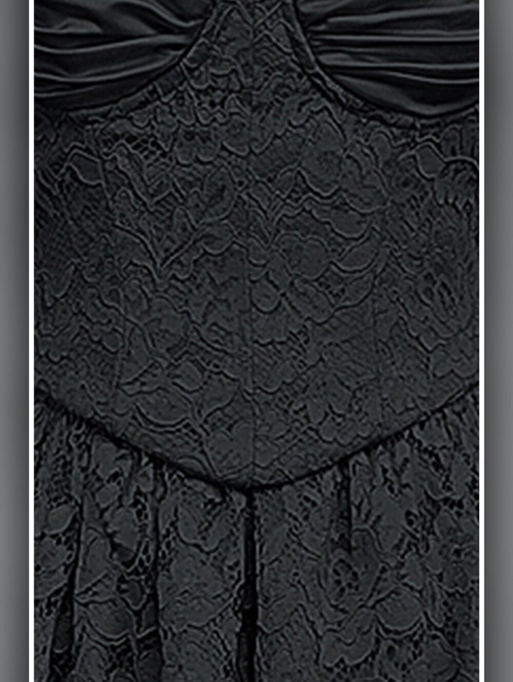 House of CB Duchess black lace corset, skirt and bolero midi dress Size Large - Picture 6 of 13